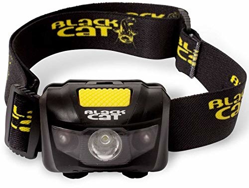 CAT Black Rhino Black lampa na głowę Battle wędkarz czarna żółta 0