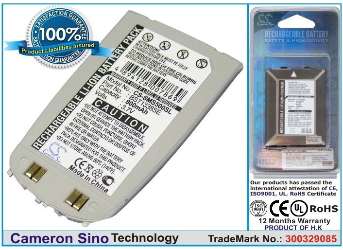 Cameron Sino Samsung SGH-S500 BST1338SE 800mAh Li-Ion 3.7V