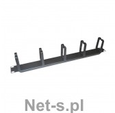 LogiLink Organizator kablowy 19 1U 5 plastikowych uchwytów czarny (OR104B)