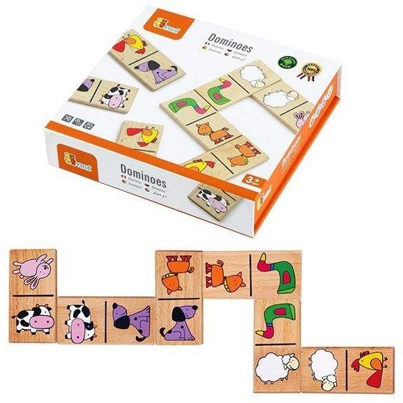 Viga Viga 59622 Gra domino - zwierzęta
