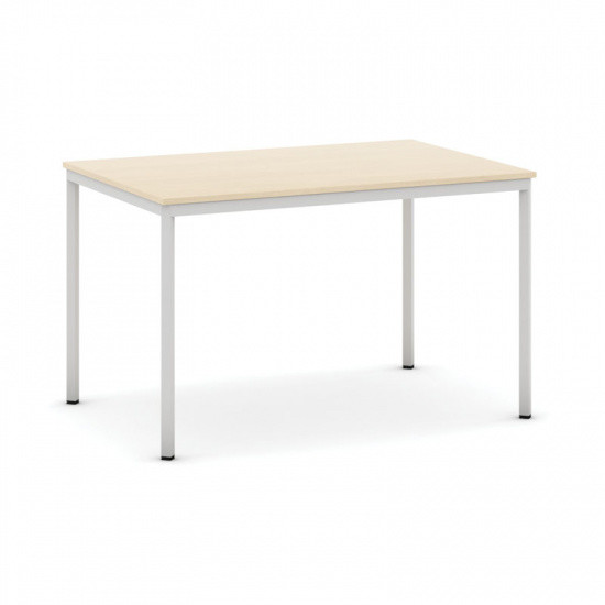B2B Partner Stół do jadalni i stołówki, jasnoszara konstrukcja, 1200x800 mm, brzoza 555250