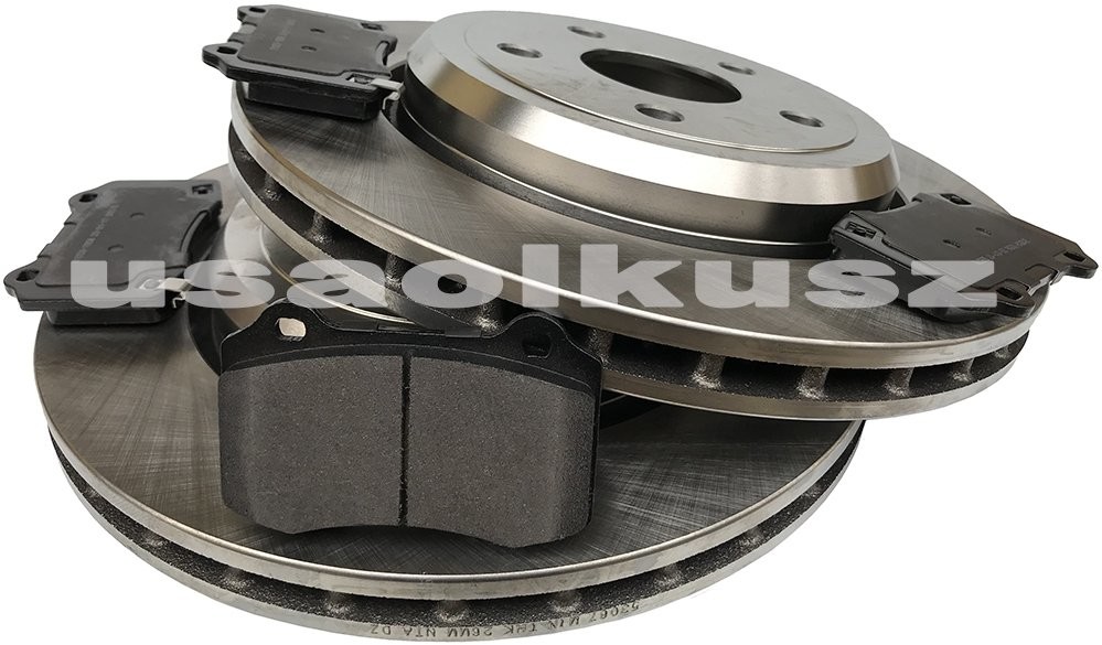 Klocki oraz tarcze hamulcowe tylne 350mm Jeep Grand Cherokee SRT 6,4 V8 53067+PMD1053