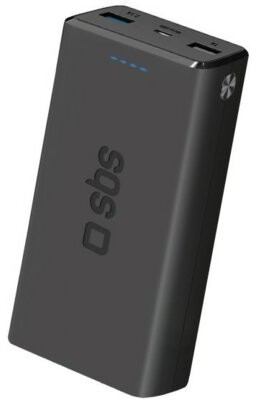 SBS Powerbank Pocket Fast Charge 20000 mAh Czarny