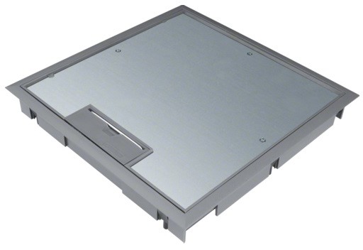 Hager Pokrywa uchylna płytki montaż Q08 294X294 5mm stal szary PA - tehalit.VE-EE KDQ08057011