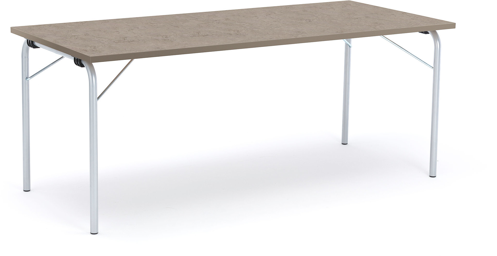 AJ Produkty Foldable table Nicke 1800x800 Tabletop Forbo marmoleum decibel Serene g
