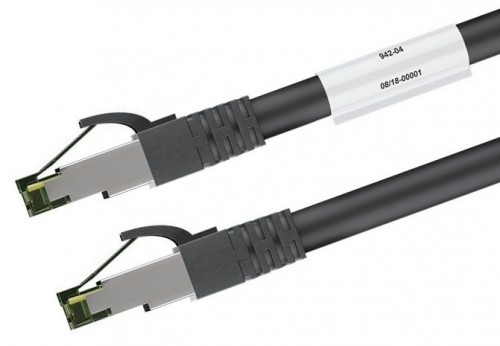 Goobay Kabel LAN Patchcord CAT 8.1 S/FTP czarny 0,5m KLANCAT81SFTP0050B
