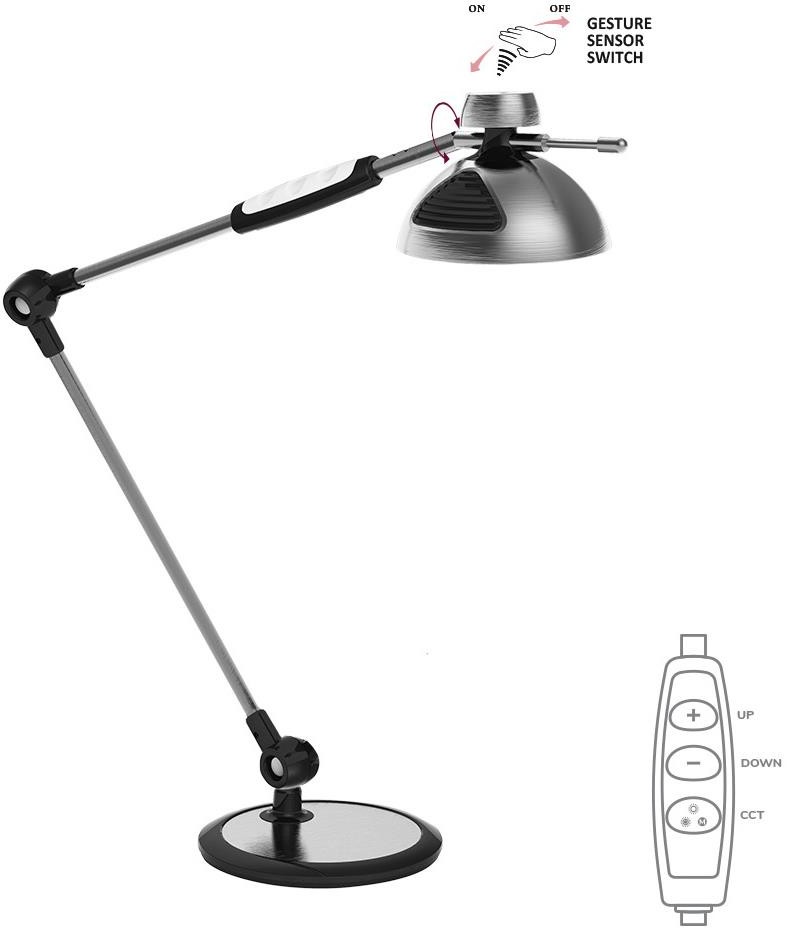 Prezent 31211 - LED Ściemniana lampa stołowa AMSTERDAM LED/10W/230V