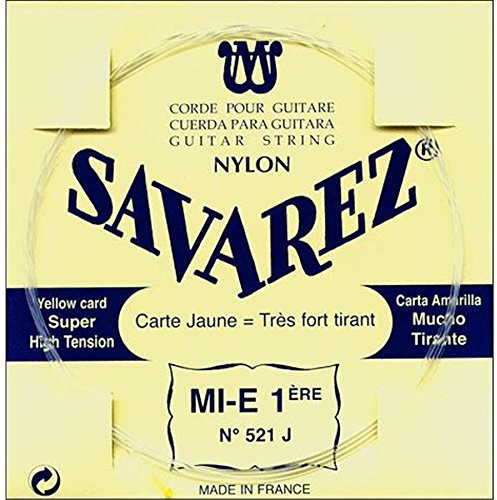 Savarez savarez pojedyncze gitary Yellow card Super High Tension Nylon gitary gitara koncertowa 521j E