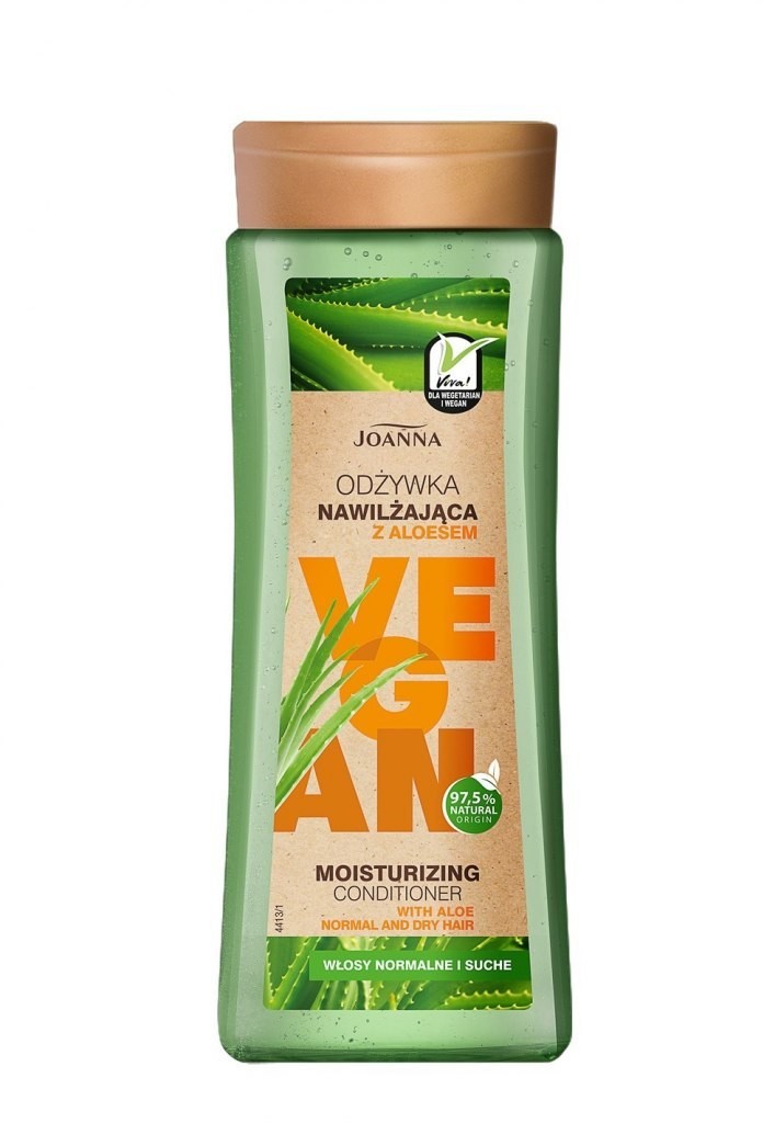 Joanna Vegan Odżywka do włosów nawilżająca Aloes - włosy normalne i suche 300g 120914