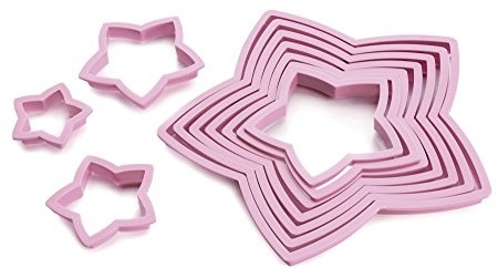 Ibili 798900 forma do wycinania drzewko bożonarodzeniowe tworzywa sztucznego Rosa 21 x 24 x 2 cm zestaw  sztuk 798900