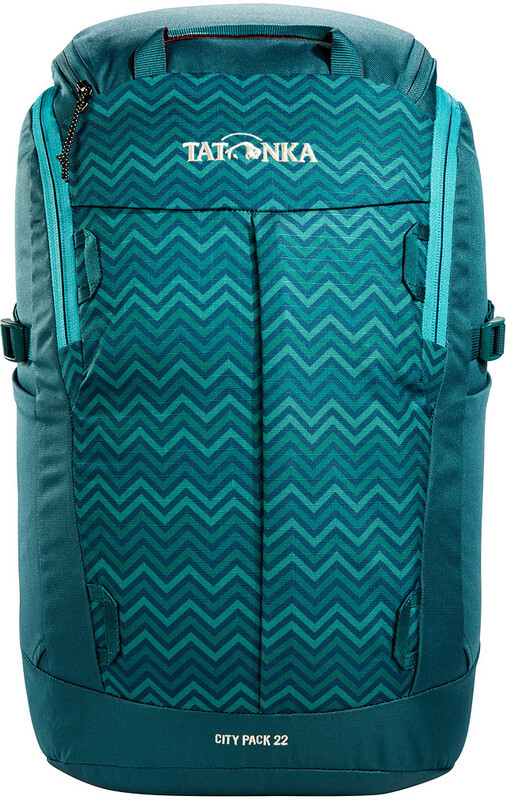 Tatonka City Pack 22 Plecak, teal green zig zag 2021 Plecaki szkolne i turystyczne 1640-058