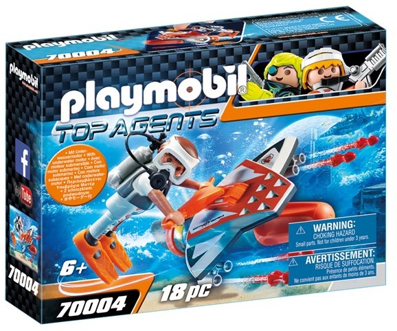 Playmobil Top Agents SPY TEAM Underwater Wing 70004