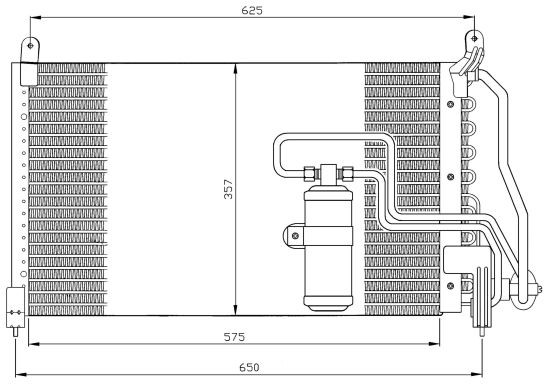 NRF Skraplacz, klimatyzacja NRF 35134