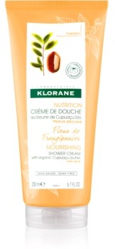 Klorane Cupuaçu Fleur de Frangipanier intensywnie nawilżający krem pod prysznic 200 ml