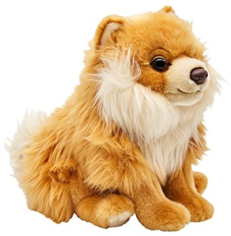 Uni-Toys Uni-Toys - Czubek miniaturowy, siedzący - 23 cm (wysokość) - szpic, pluszowy pies - pluszowe zwierzątko pluszowe, maskotka HT-30161