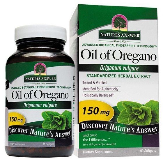 Natures Answer Answer Oil of oregano olej z oregano suplement diety 90 kapsułek