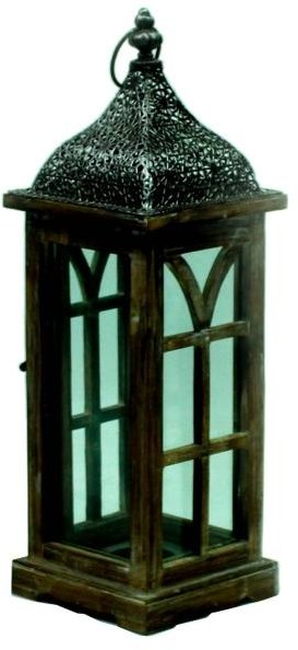 Latarnia drewniana Orient 50 cm 66336