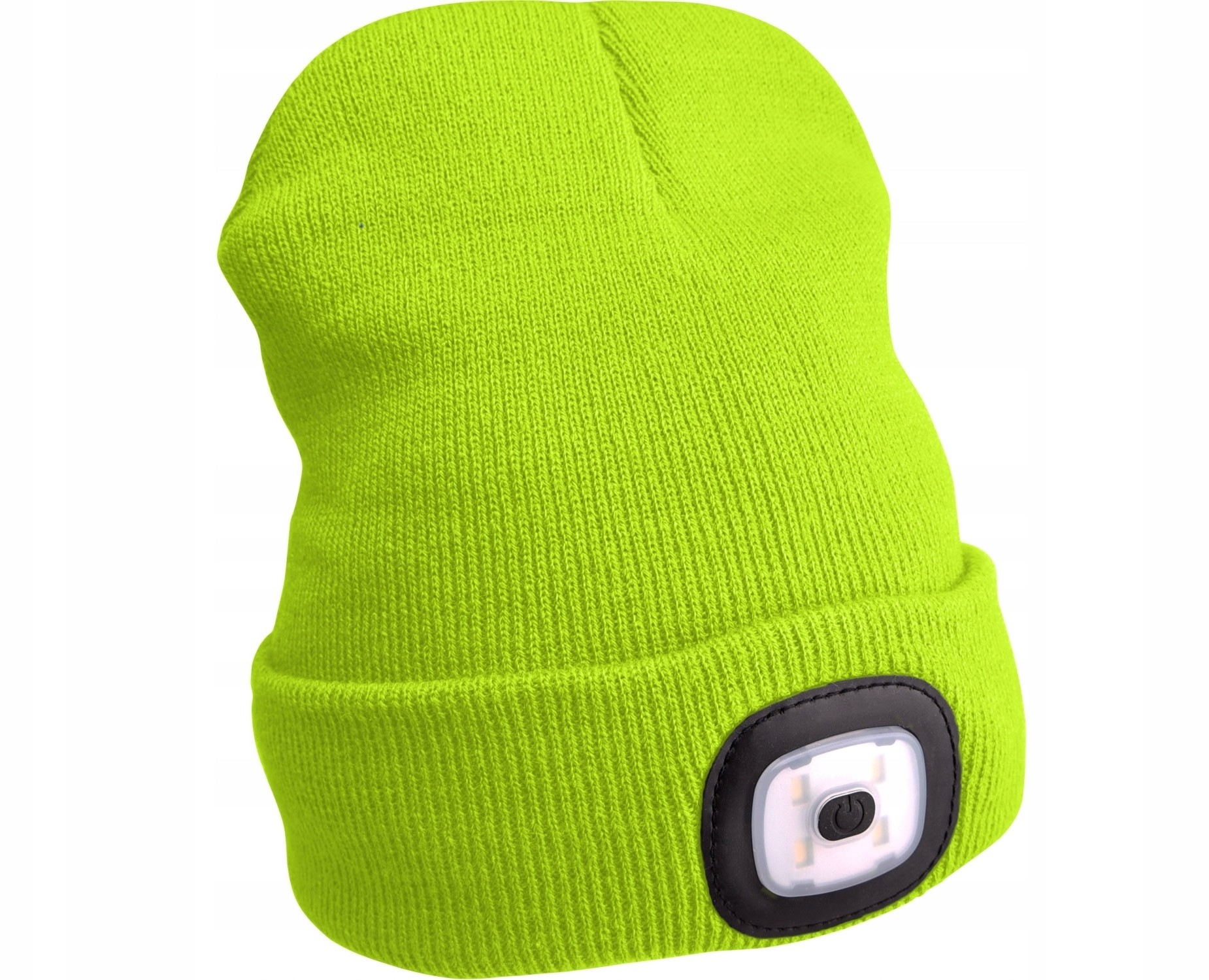 Czapka zimowa z latarką Led 4x45lm Usb do biegania