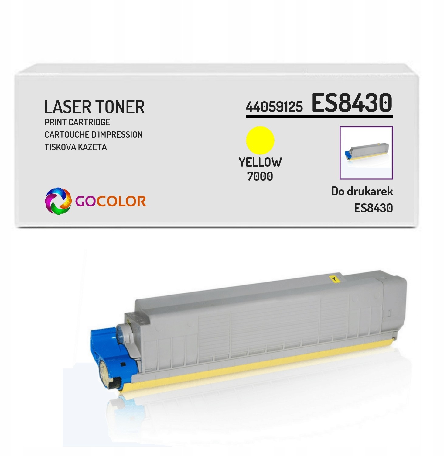 Toner do Oki ES8430 44059125 Yellow Zamiennik