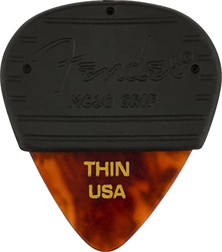 Fender MOJO GRIP PICKS - 3-pak - Celluoid Tortoise 351 - THIN 3-pak plektronów do gitary - grubość: Thin - kolor: Tortoise 1985351700