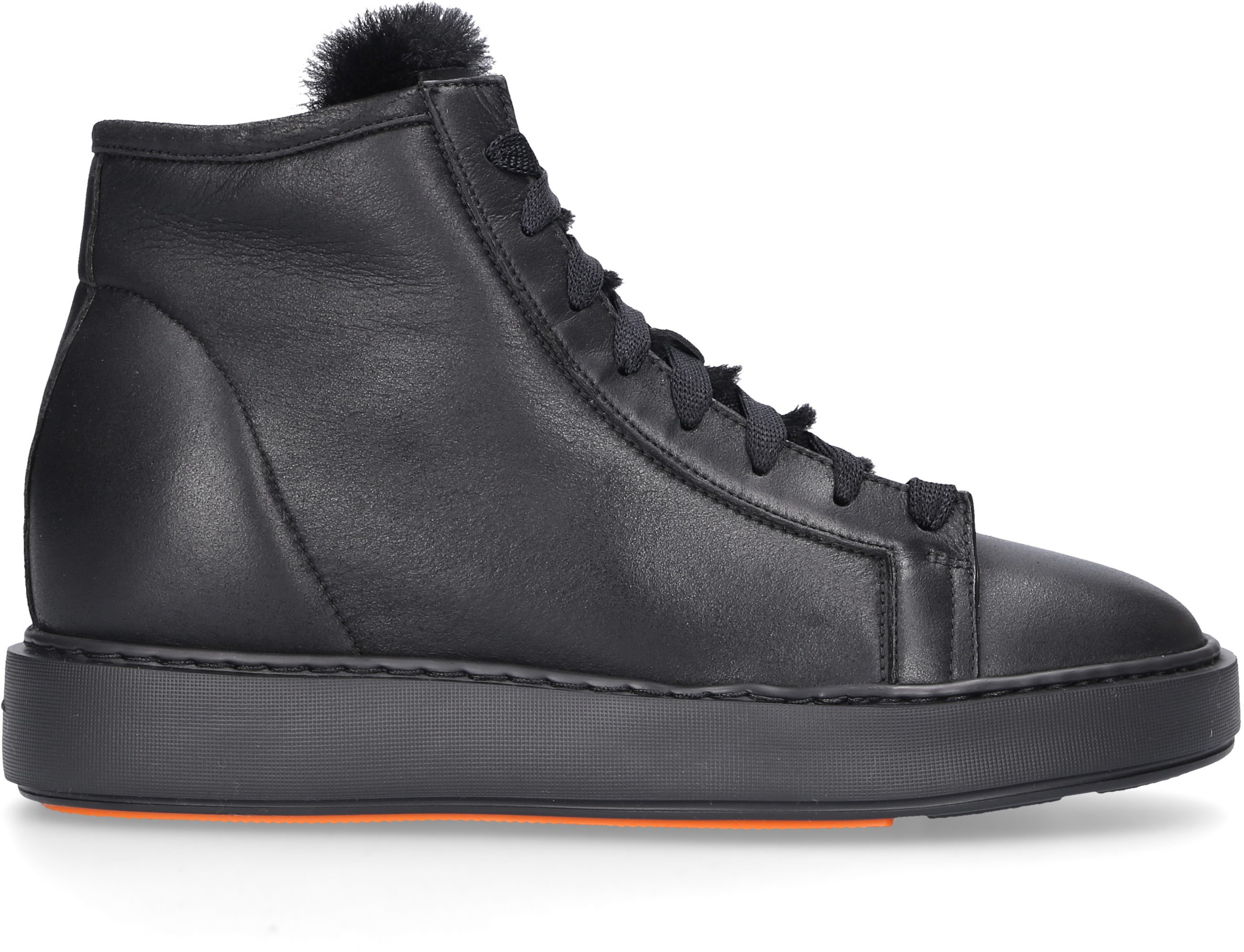 Santoni Trampki niskie 60892 skóra nubuk
