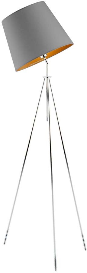 Lysne Nowoczesna lampa podłogowa do sypialni OSLO GOLD 14511/36