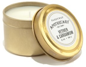 Paddywax Candles Paddy Wax świece z Collection świeca w puszka blaszana,-/smażenie strzykawki, Vetiver i kardamon APT201Z