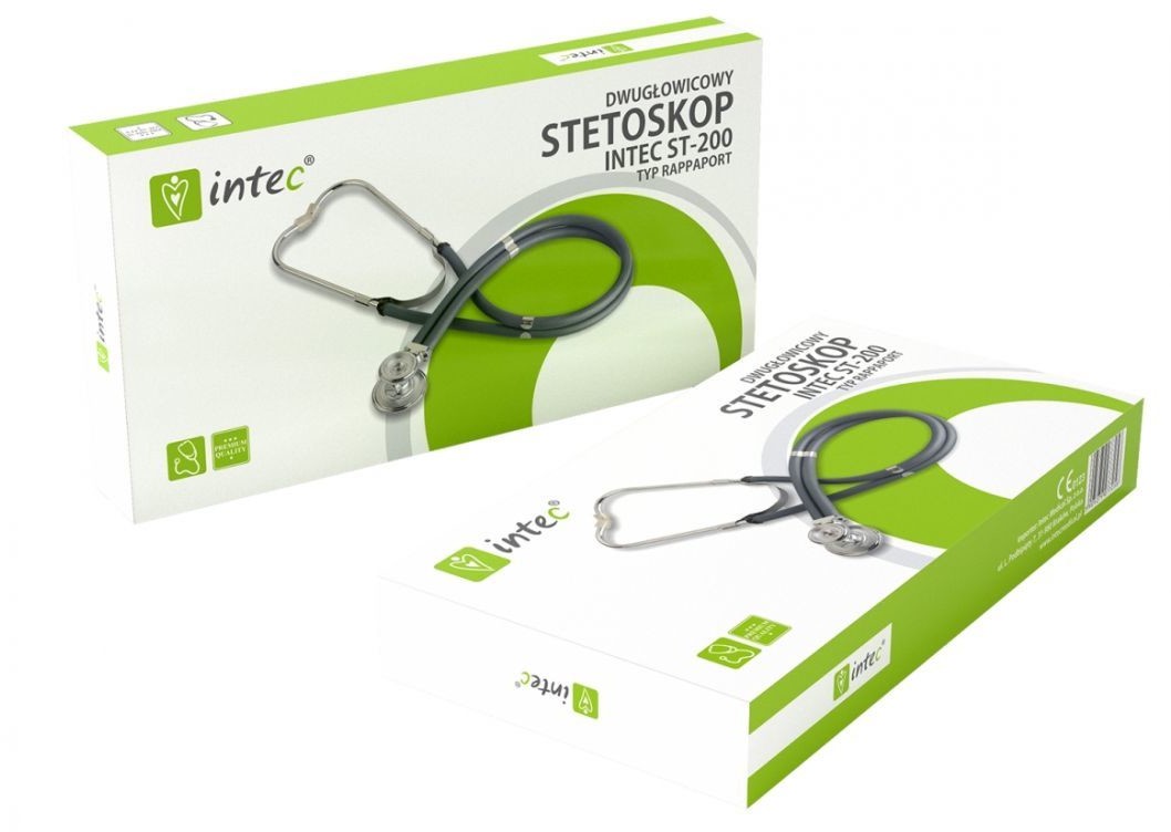Intec Medical sp. z o.o. Intec Medical sp z o.o Stetoskop Dwugłowicowy Intec ST-200 1 sztuka
