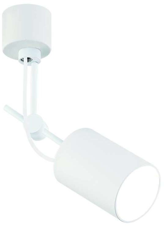 Orlicki Design Spot LAMPA sufitowa STICK BIANCO regulowana OPRAWA metalowy reflektorek tuba biała matowa STICK BIANCO
