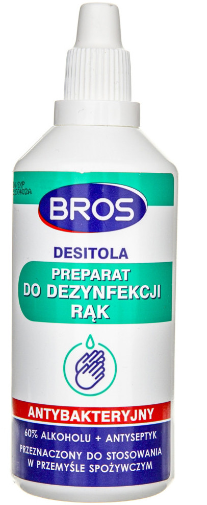 Bros Bros Desitola Płyn antybakteryjny do dezynfekcji rąk - 100 ml BRO2402