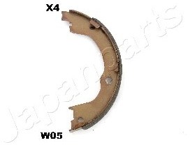 JAPANPARTS Zesatw szczęk hamulcowych, hamulec postojowy GF-W05AF