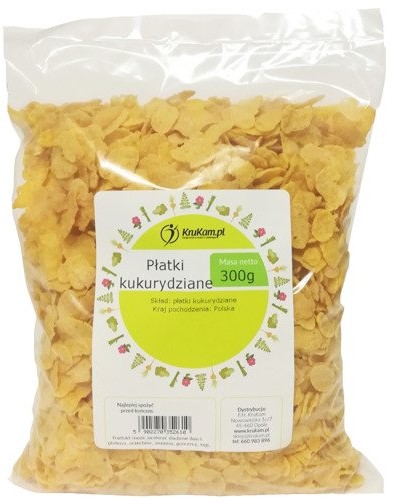 KruKam Płatki kukurydziane śniadaniowe 300g