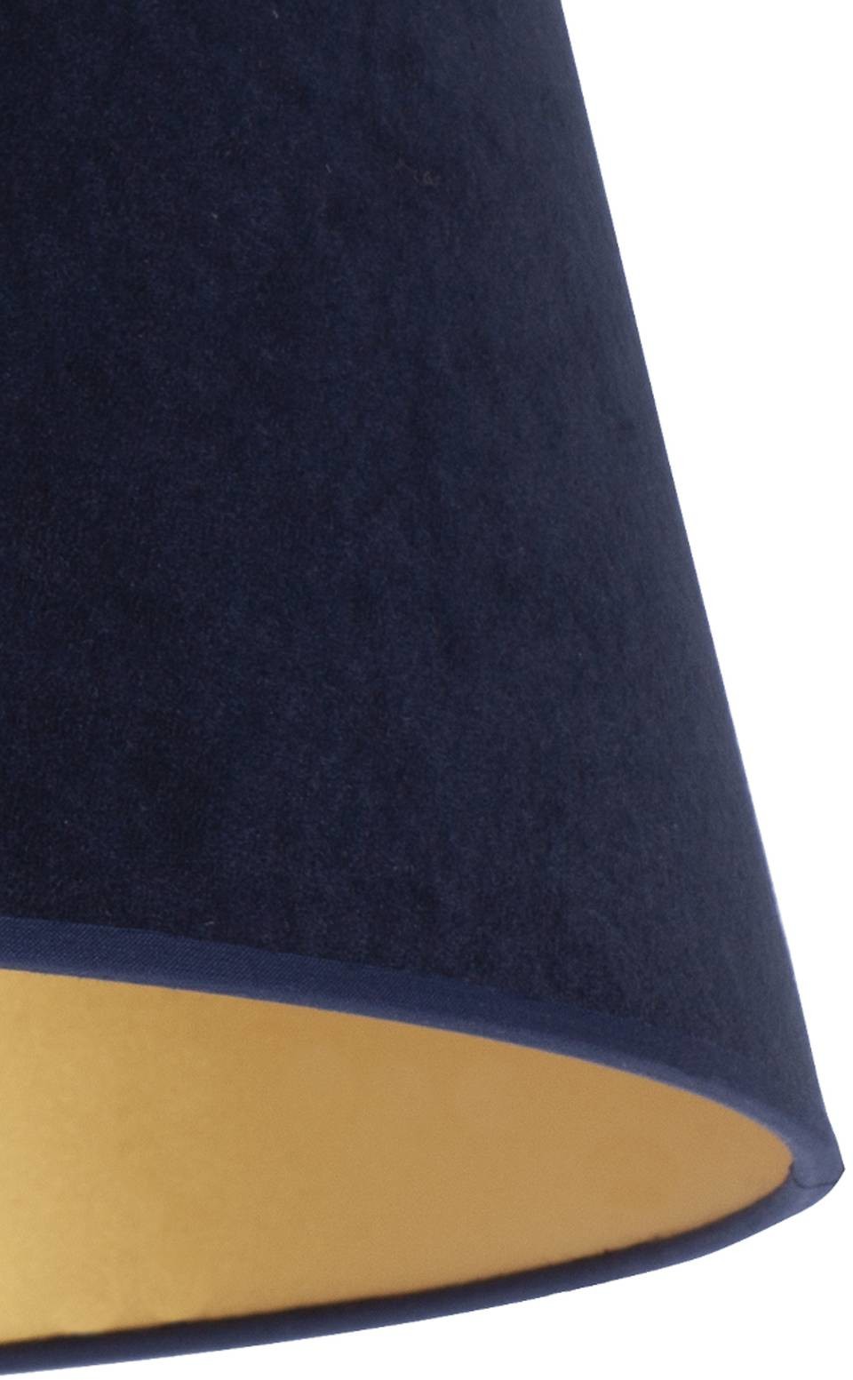 Euluna Klosz Cone wysokość 18 cm, ciemnoniebieski/złoty