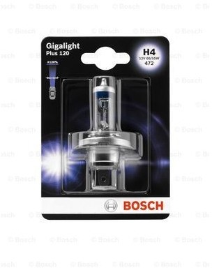 Bosch Żarówka H4 Gigalight +120 - Blister 1 987 301 109
