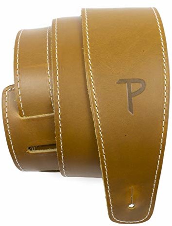 Perri's Leathers Perri's Leathers Pasek do gitary ze skóry perri, szerokość 6,5 cm, regulowana długość (SP25S-7164) słonecznik, wykonany w Kanadzie SP25S-7164