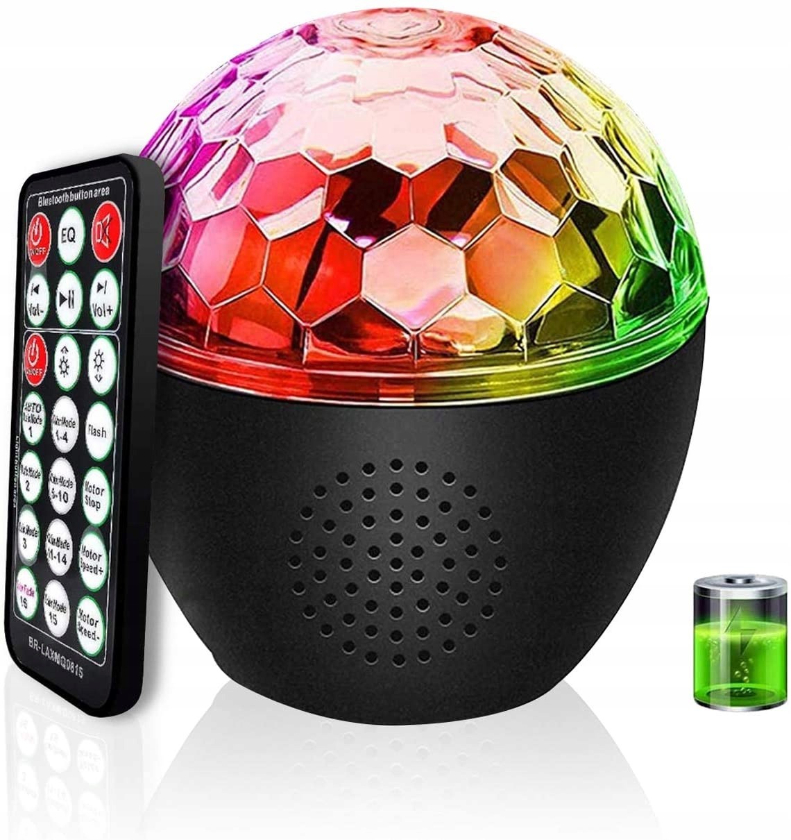 Projektor Dyskotekowy Kula Disco Reflektor Led Rgb