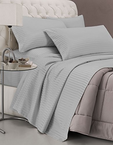 Italian Bed Linen Włoska pościel na całe łóżko CL-ST-grigio-2P