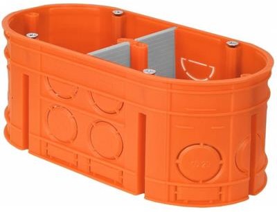 Simet Puszka podtynkowa dwupolowa 2xO60 Multiwall 33160008