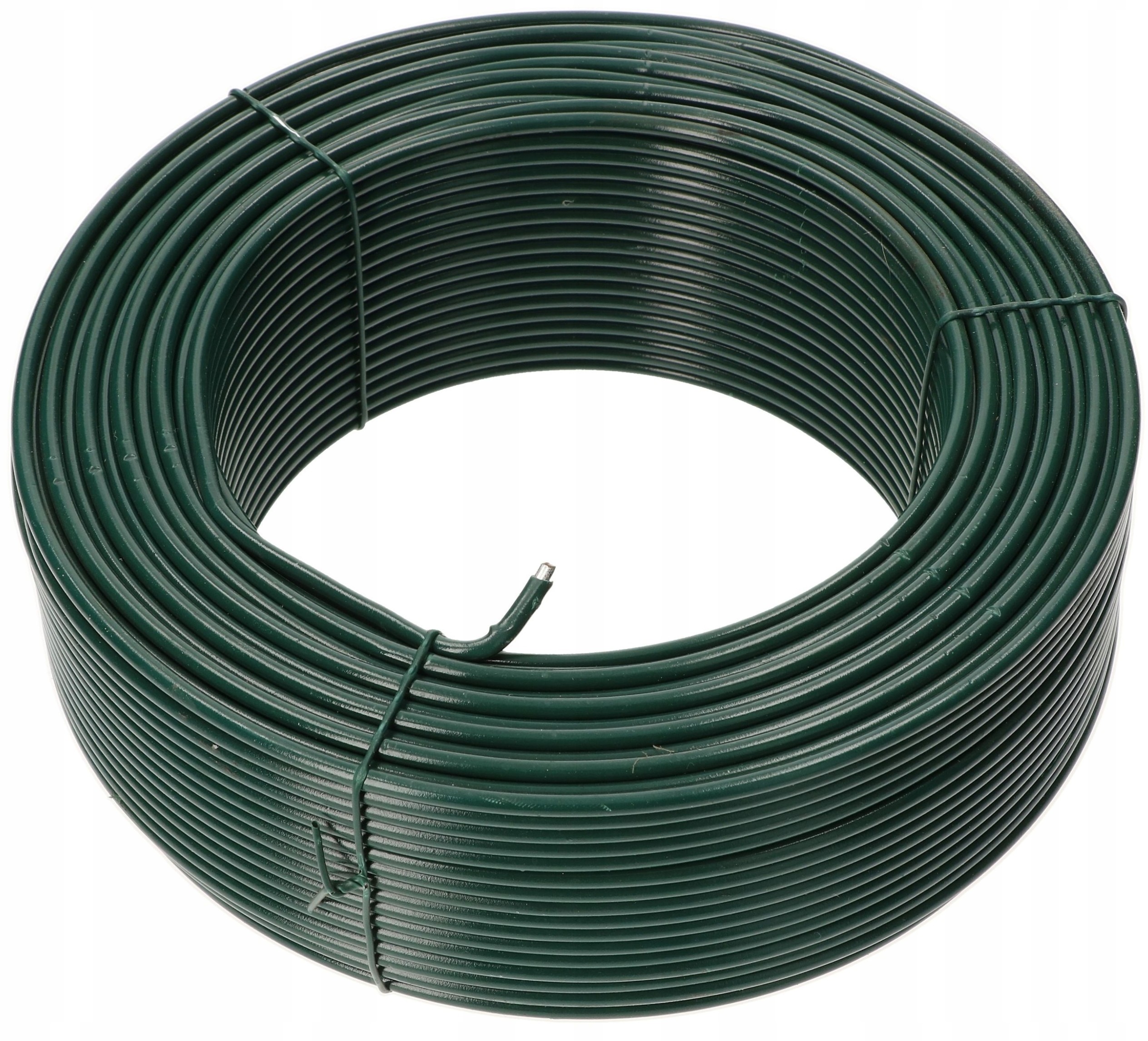 Zdjęcia - Pozostałe do podlewania KOTARBAU® Drut ogrodowy 3.80 x 100m Powłoka PVC Zielony Drut do roślin Drut rzemieślniczy Drut wiązałkowy Drut napinający Dr