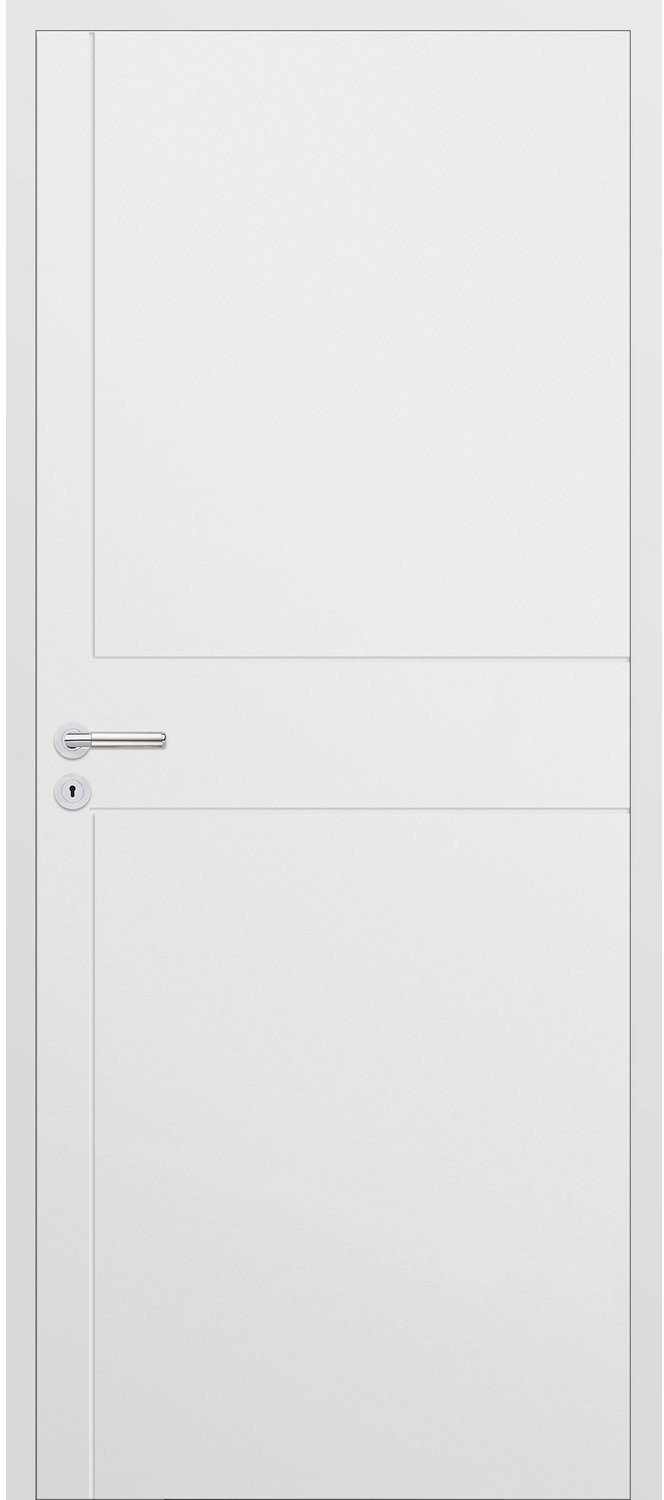 Classen Skrzydło drzwiowe bezprzylgowe Linea Frez białe lakierowane 70P