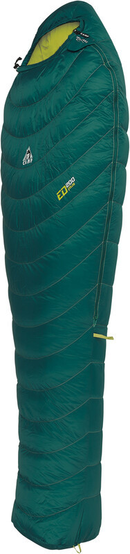 Camp Camp ED 200 Plus Śpiwór, green blue/lime Left Zipper 2021