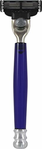 Gillette Hans Baier Exclusive Hans Baier Exclusive golarka do golenia na mokro Mach3, uchwyt ciemnoniebieski 27732