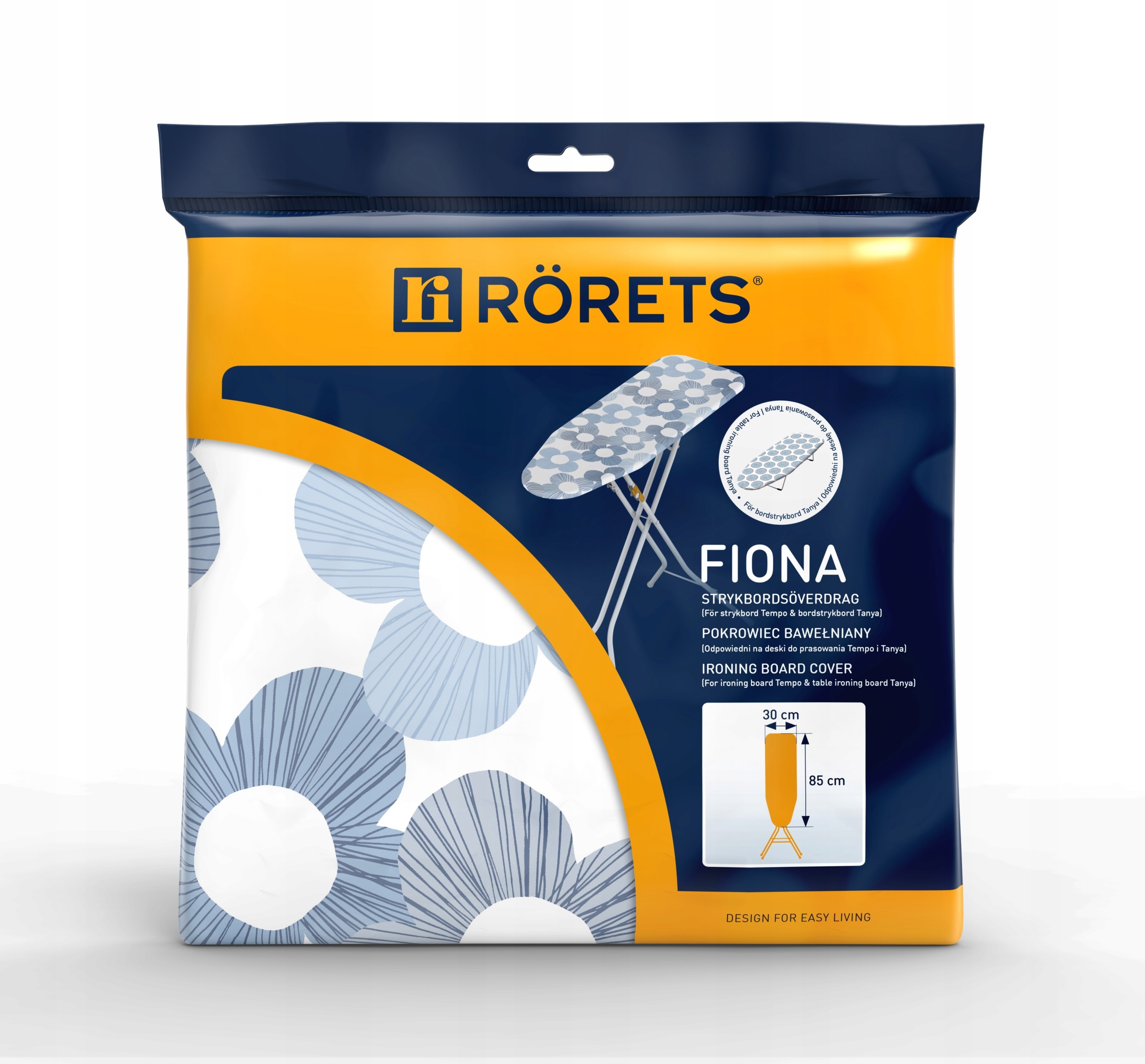 Rorets Pokrowiec na małą deskę do prasowania Fiona