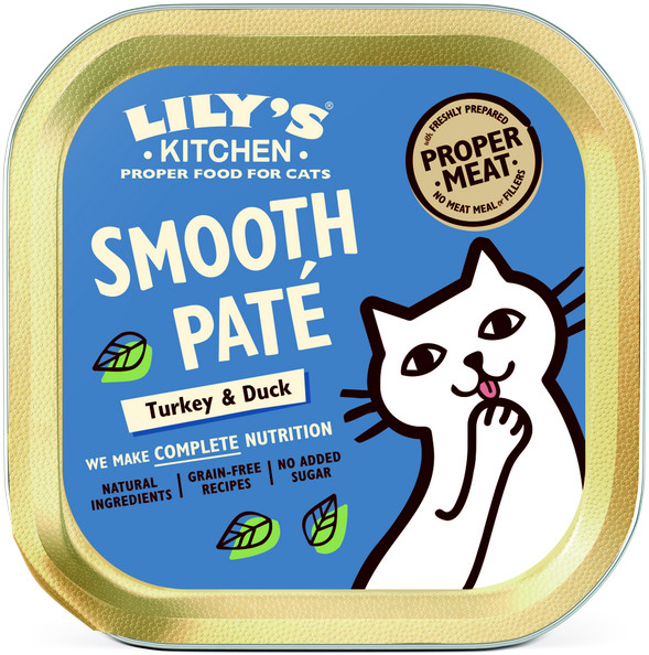 Lilys Kitchen Smooth Pate Turkey&Duck Mokra Karma dla kota op 85g