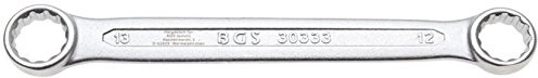 BGS podwójny klucz oczkowy, ekstra płaski, 12 X 13 MM, 1 sztuki, 30333