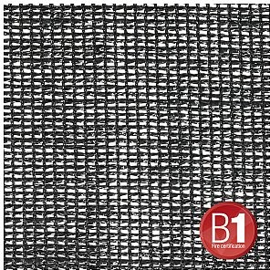 Adam Hall Adam Hall 0157 X 56 W - Gaza typu 202, 5 x 6 m, z oczkami, czarna 0157X56B
