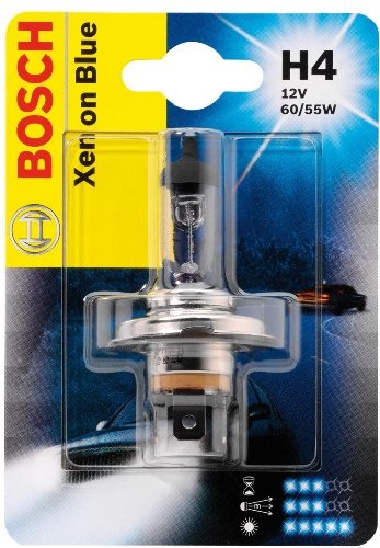 BOSCH lamp H4 Xenon Blue 12 V z samochodu/55 W 1 987 301 010