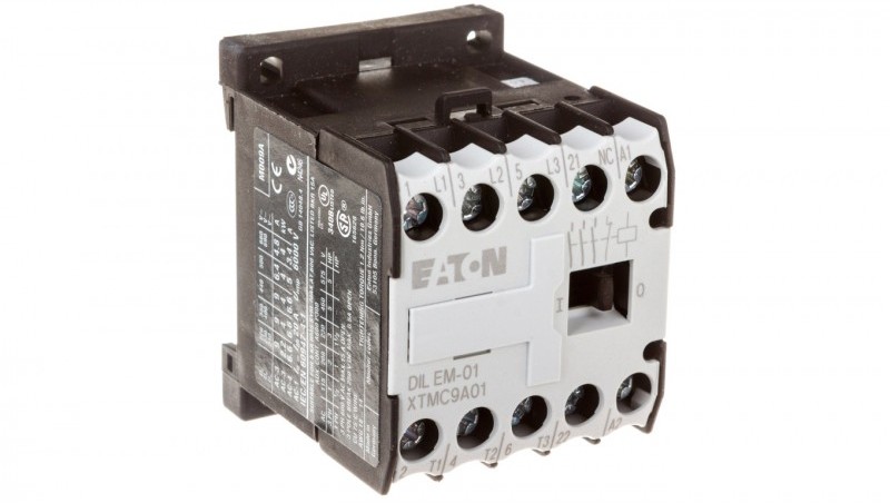 Eaton Stycznik mocy 9A 3P 110V AC 0Z 1R DILEM-01(110V50HZ.120V60HZ) 051792 051792