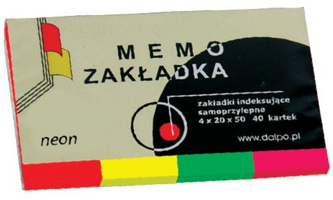 Dalpo ZAKŁADKI SAMOPRZYLEPNE NEON