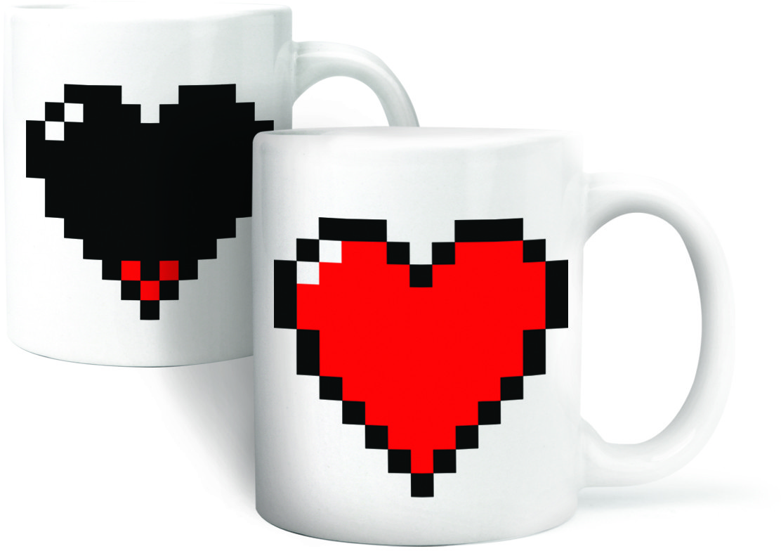 Prezenty.pl Pixel Mug  kubek od serca (CU44)